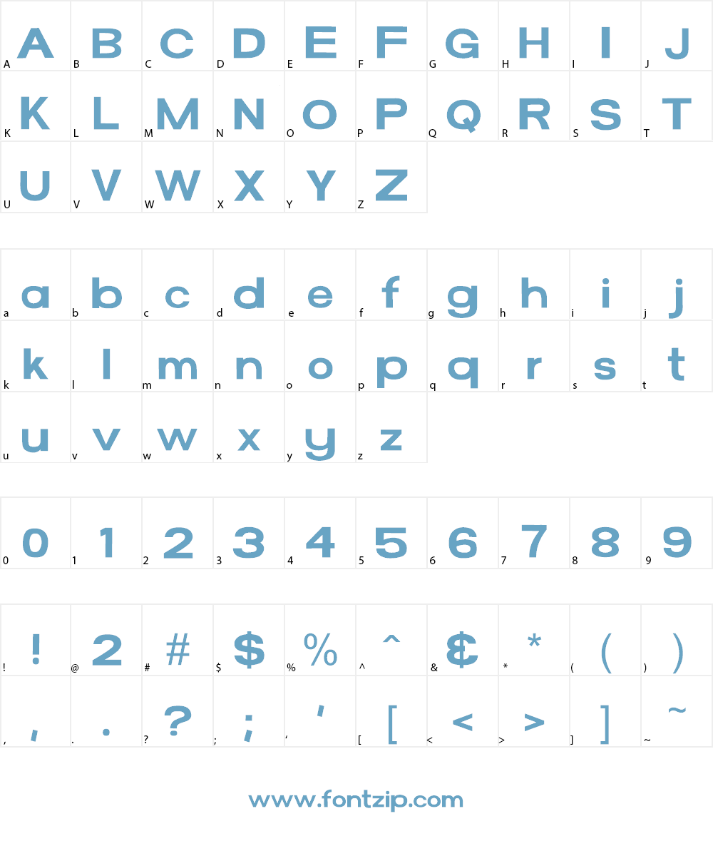 FunZone Two Font Character